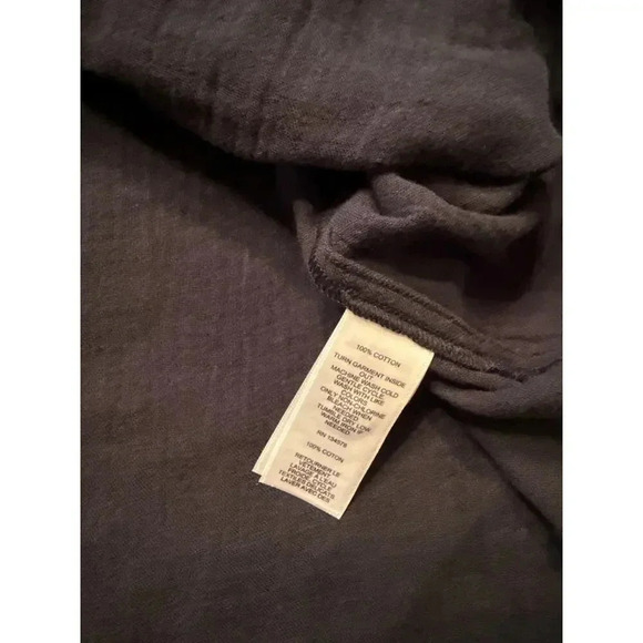 VINEYARD VINES NEW flutter sleeve top XXL black - Picture 3 of 3